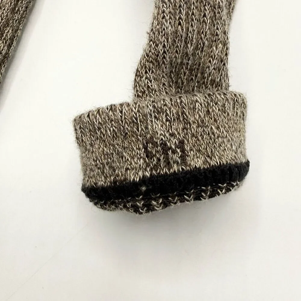 Bombas Heathered Brown Cotton Crew Neck Socks - Men’s US SM
